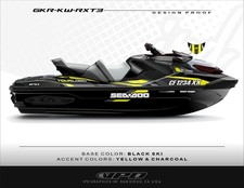 IPD KW Design Rec Graphic Kit for Sea-Doo 2018-Up GTX, Wake Pro 230, RXT & RXT-X