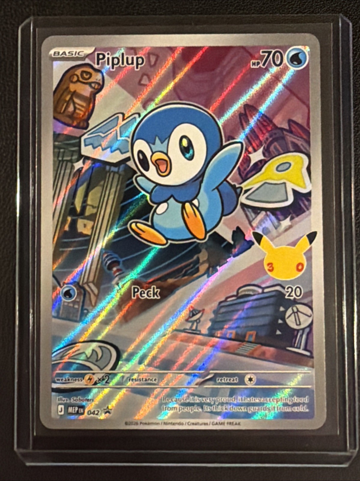 Piplup 042 Holo Promo ME: Mega Evolution Promo Pokemon Near Mint