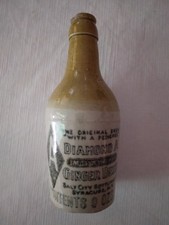 BOUTEILLE DE BIÈRE GINGEMBRE PRÉ-PRO DIAMOND A BLOB TOP SYRACUSE NY 