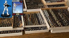 Star Wars Miniatures Mixed Republic Lot 10 Different C/UC Minis w/ Cards