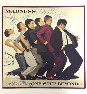 Madness  One Step Beyond  signed 12  single