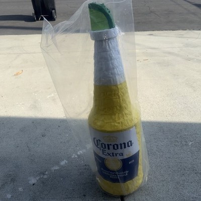NEW Corona extra Beer Bottle W/ Lime Piñata Decoration Mexico Cerveza Sign 