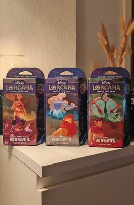 Disney Lorcana Trading Card Game: Das Erste Kapitel - Starter Deck ERSTE AUFLAGE
