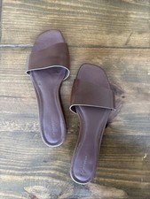 Reformation Brown Faux Snake Skin Dress Sandal Women’s Size 9