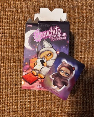 Grouchito Stays Up Late Series Plush Pendant Keychain [Irritated Version]