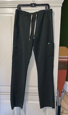 Figs Scrubs Cairo Cargo Men Large Tall Green Nine Pocket Hospital Nurse TM3001T