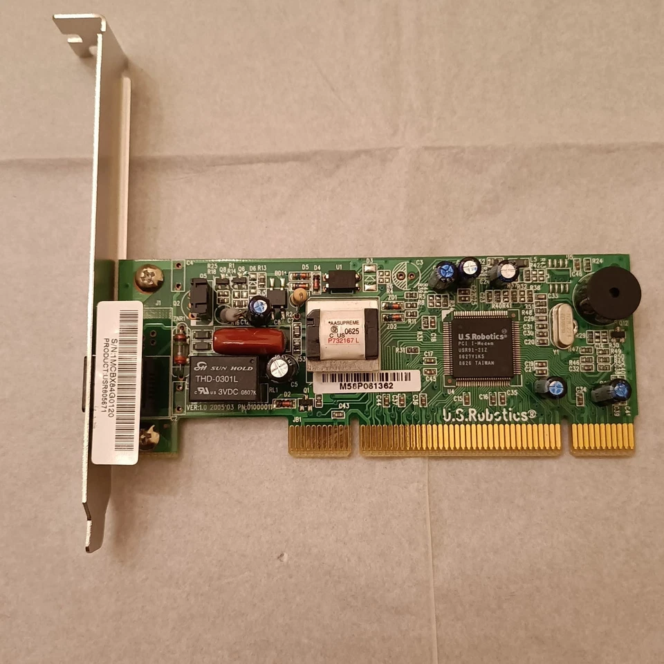 MODEM FAX PCI FAXMODEM US ROBOTICS - Immagine 3 di 4