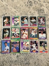 Boston Red Sox Baseball Card Lot 15 Cards Topps Donruss Score Fleer