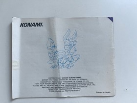 NES - Tiny Toon Adventures - in OVP mit Anleitung - PAL-B