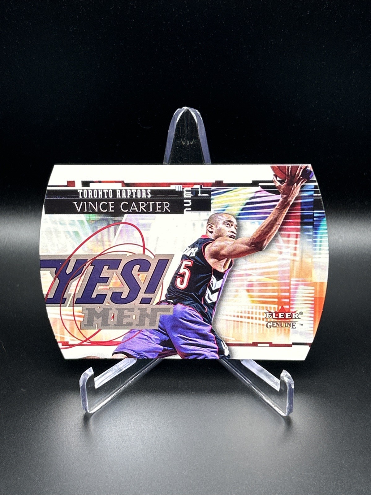 2000-01 Fleer Genuine - Yes Men Vince Carter #1 YM