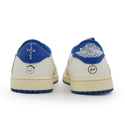 DM7866-104 Travis Scott × fragment design × Nike Air Jordan 1 Low