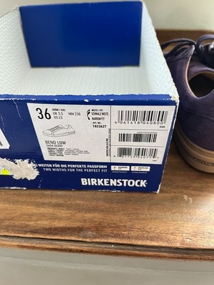 Birkenstock Purple Bend Low Suede Trainers Narrow Size UK  display picture 1