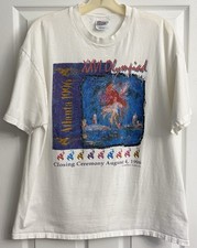 VTG Atlanta 1996 Olympics Closing Ceremony T Shirt Size XL.*Has Stains/See Pics*