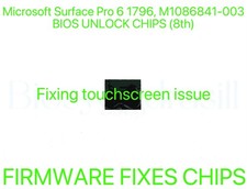 Microsoft Surface Pro 6 1796, NO PASSWORD FIR...