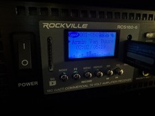 Amplificador Comercial Rockville RCS180-6 180W 6 Zonas 70V Bluetooth USB/SD FM