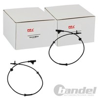 2X NTY ABS-SENSOR Raddrehzahl Vorne Passend FüR CitroËN C1 Peugeot 107 Toyota AY
