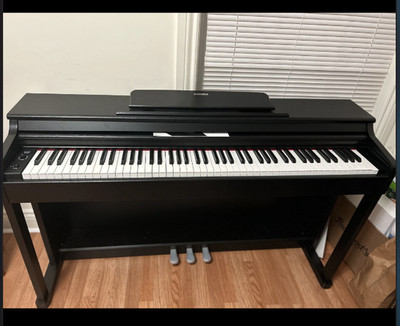 Donner DDP-100 88-Key Weighted Digital Piano with Stand Triple Pedals | Black