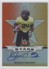 2013 Leaf Valiant Stars Orange 9/25 Kenjon Barner #S-KB1 Auto 0t3