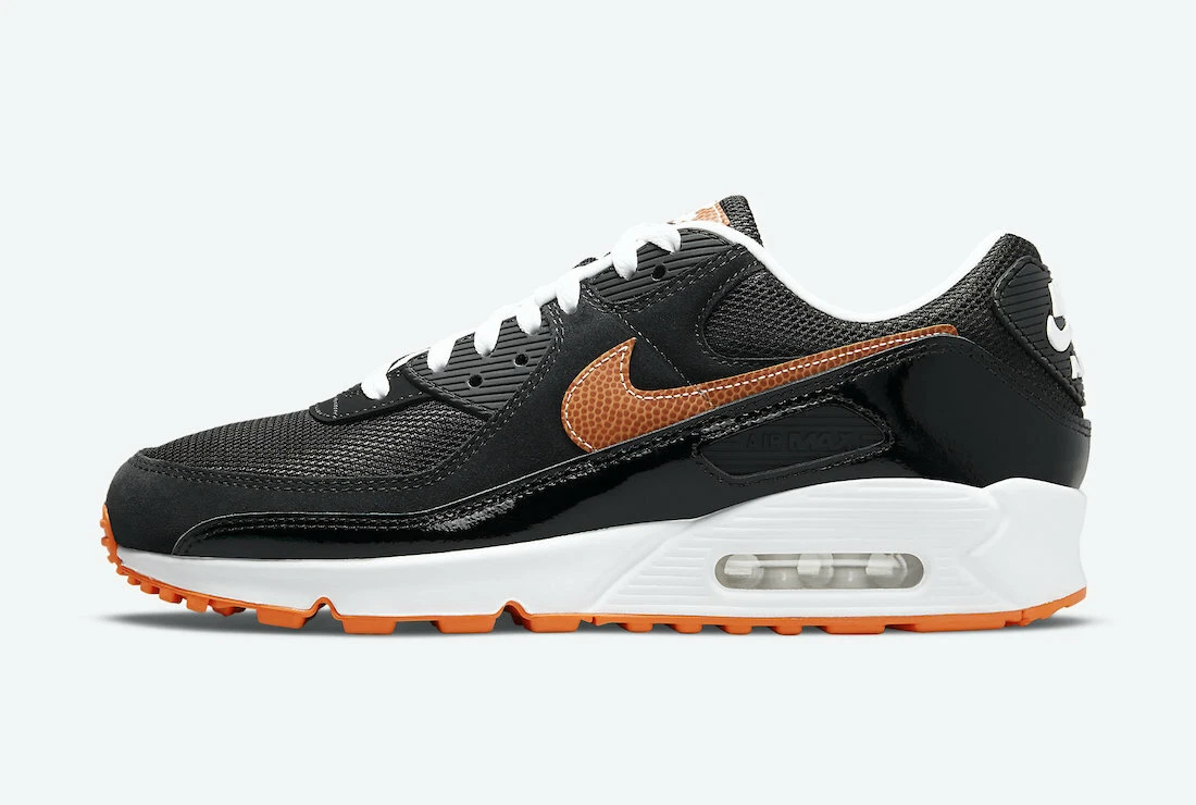 Air max 90 black orange sale