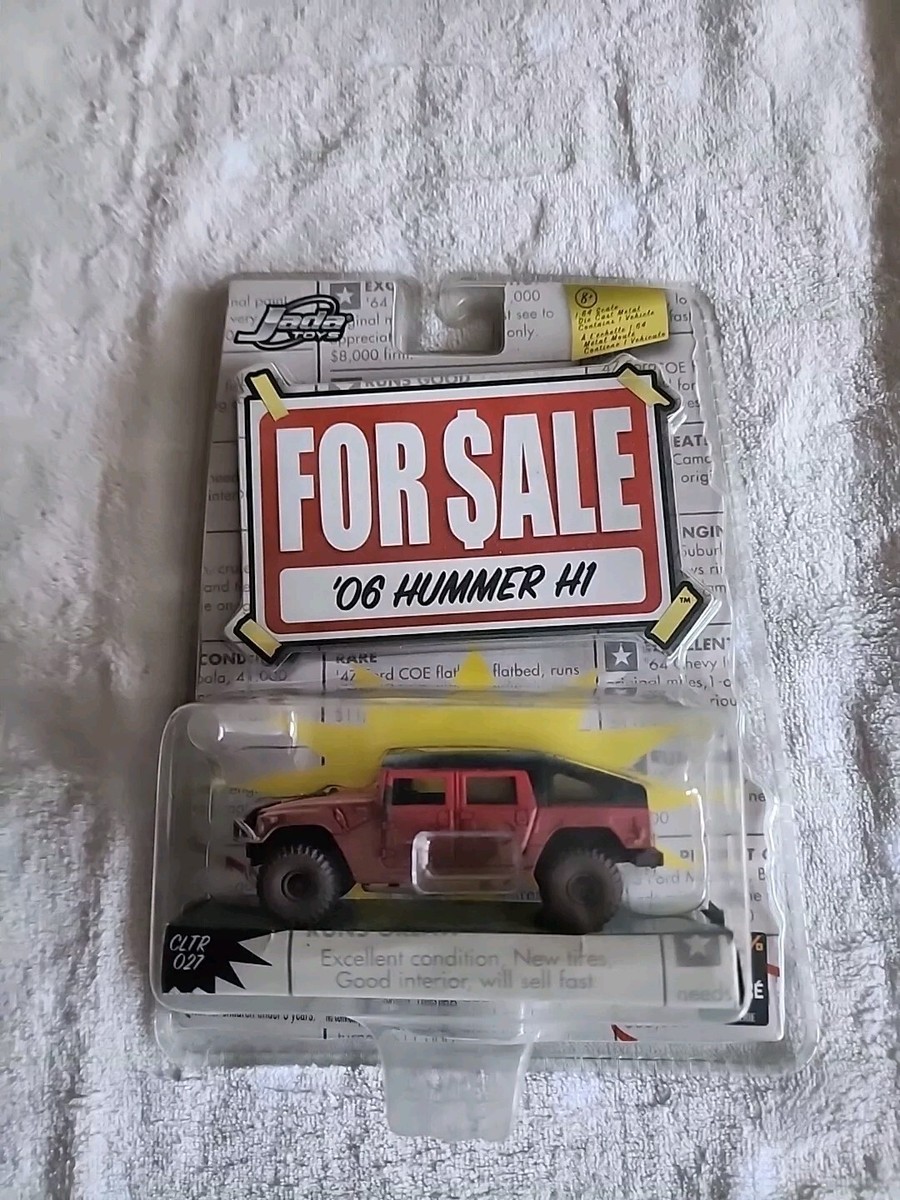 jadatoys High profile Hummer 1/24 希少絶版 Jada Toys High Profile Hummer H2 1/24 Scale Die Cast (NIB