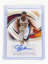 2019-20 Immaculate Collection Past and Present Signatures Quentin Richardson /75