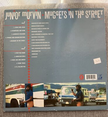 Junior Murvin: Muggers In The Street Vinyl LP, Greensleeves