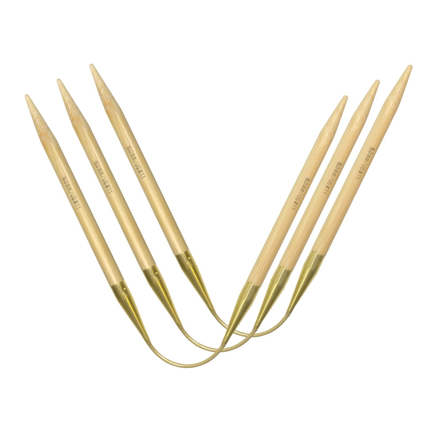 Addicrasytrio Bamboo Long Double Pointed Needles by Addi | Size: 4.5mm/30cm