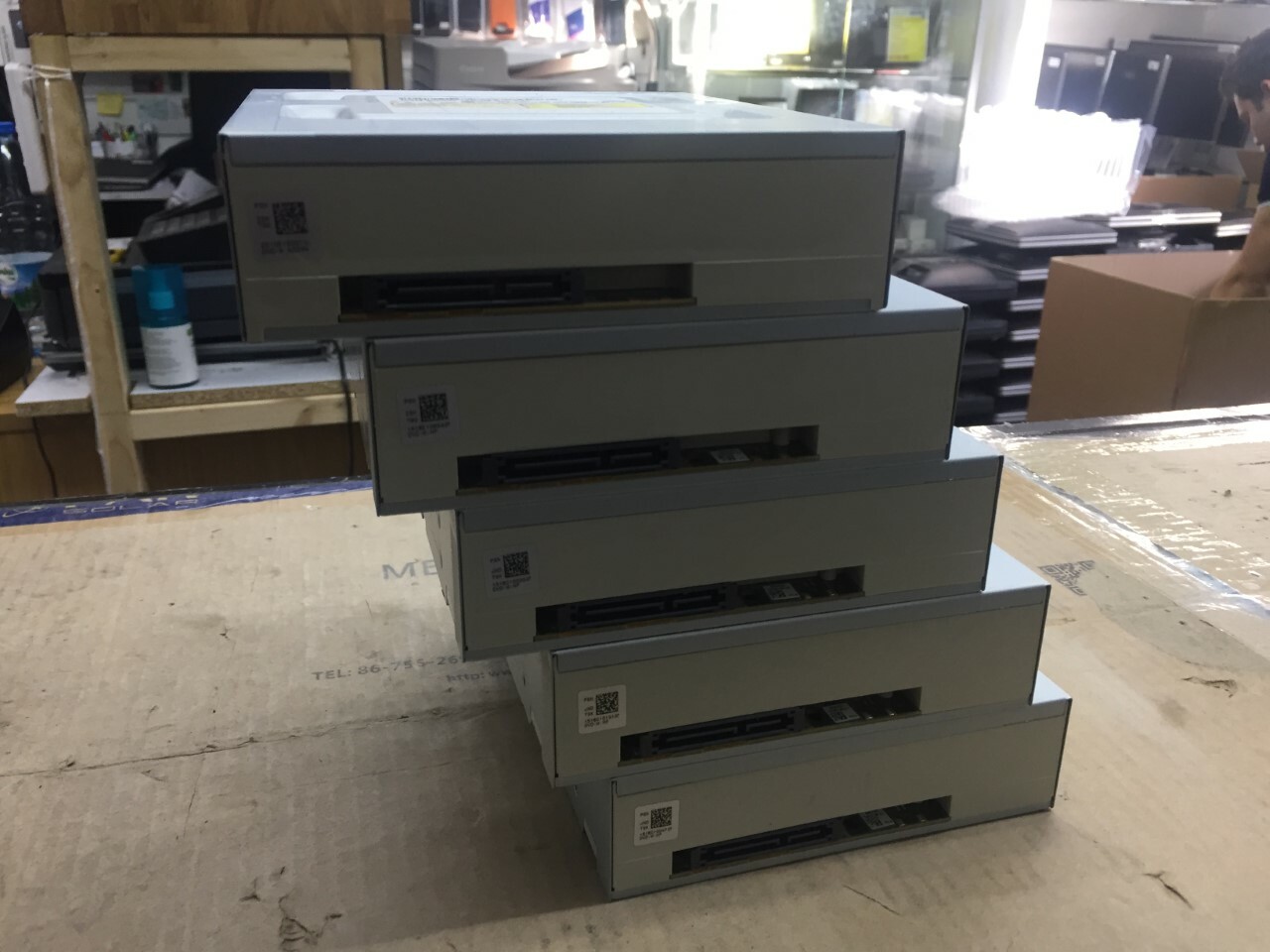 5 x Toshiba Samsung DVD Writer Model SH222/4 Super Write Master SATA