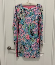 LILLY PULITZER BELINE DRESS HARD TO FIND Small S Velour