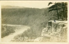 Ansteo, WV Lovers Leap RPPC