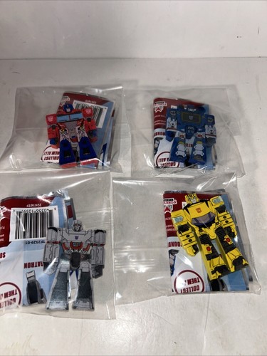 Lot of 4 Transformers Mystery Mini Walker! Blind Bags Hasbro New, Sealed
