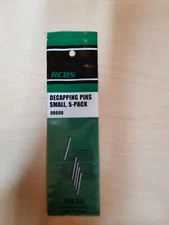 RCBS  Decapping Pins, Small, 5 Pack, mpn 9608, NIP 