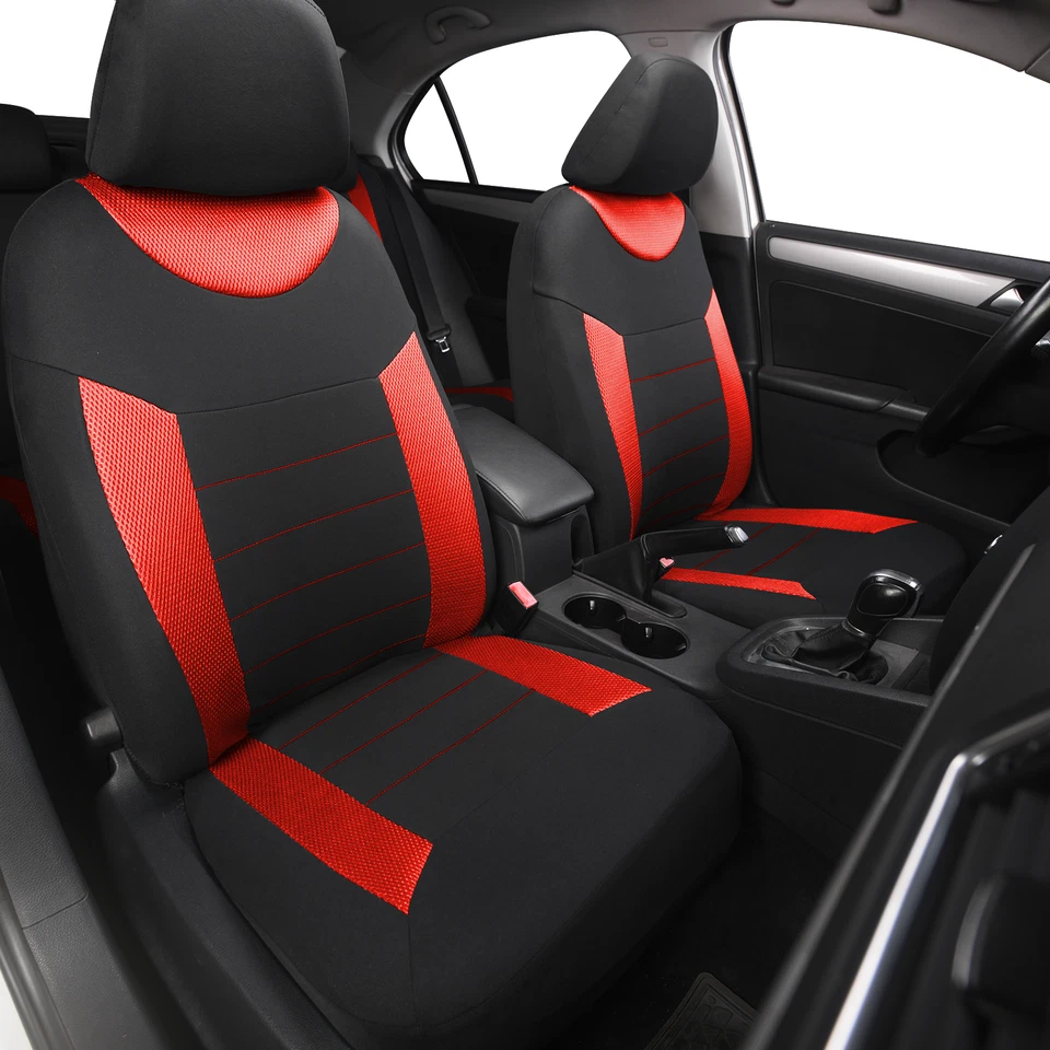 Juego completo de fundas de 5 asientos para coche protección cojín delantero trasero accesorios automáticos Foto 2 de 4