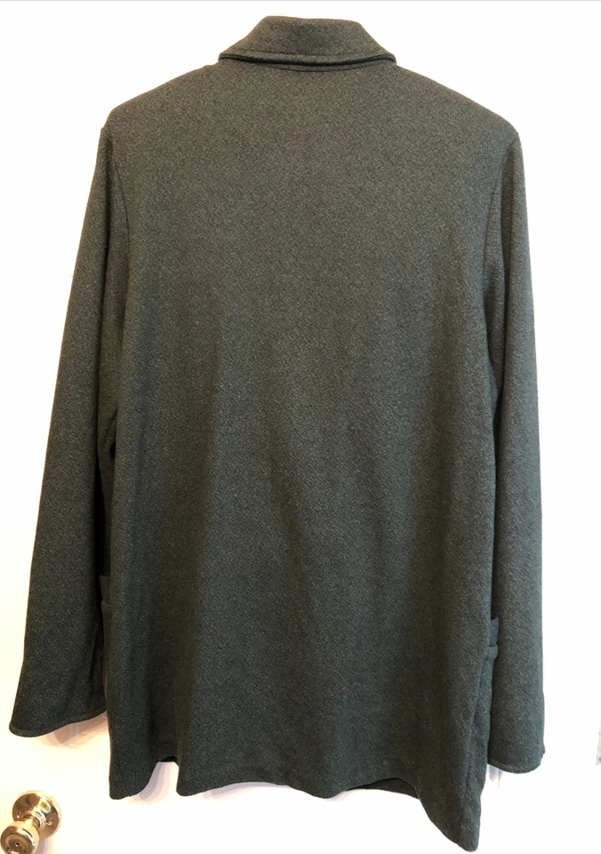 Conjunto de traje chaqueta pantalón verde oscuro Weekenders de 2 piezas para mujer talla L, grande Foto 4 de 4