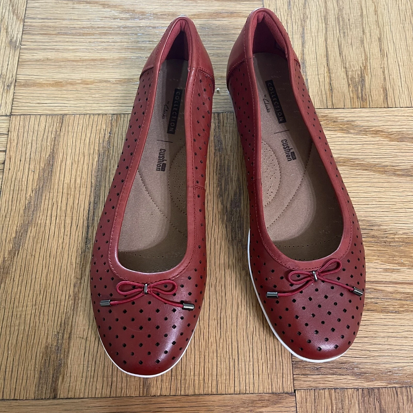 Clarks Piastrelle da balletto donna Gracelin Lea. Taglia 7 5. Condizioni perfette