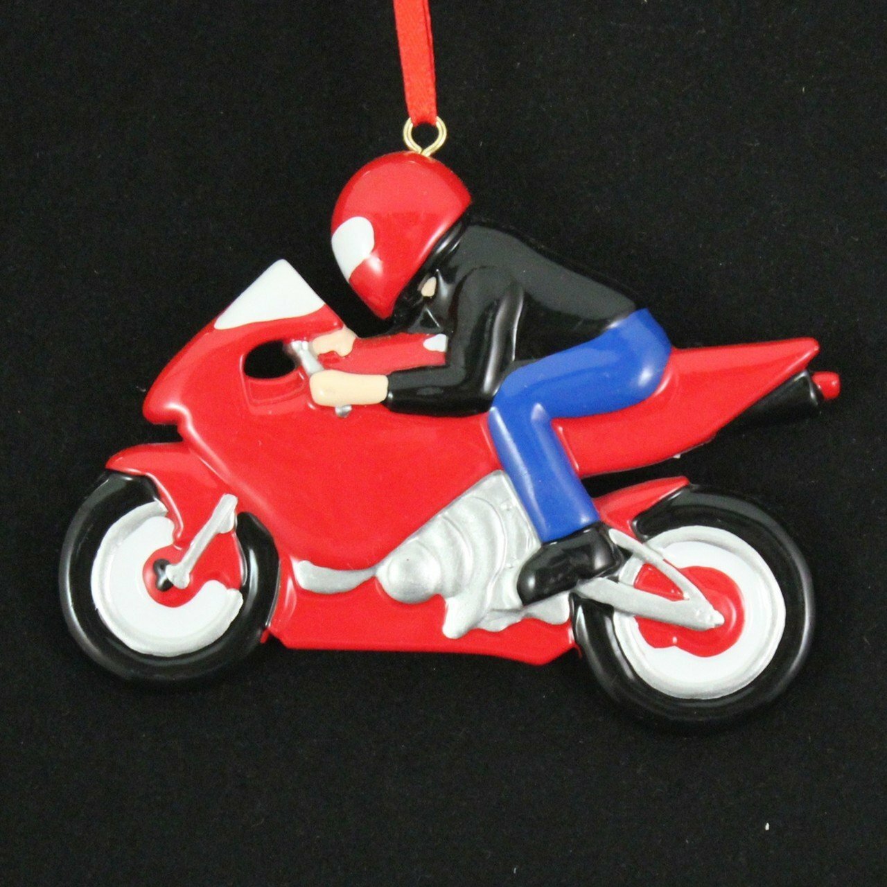 Custom Sport Bike Christmas Tree Ornament for Motorcycle Lovers
