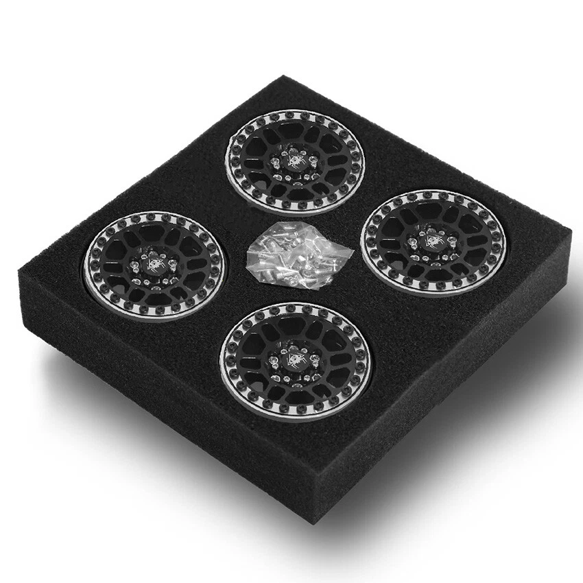 1.9 Inch Metal Wheel Hub Set for 1/10 SCX10 III TRX4 90046 D90 RC Crawler Parts - Image 3 of 4