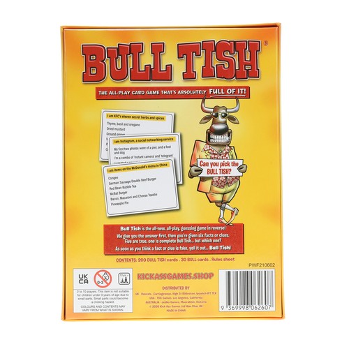 TDC Games Bull Tish The All-Play Card Game That's Absolutely Full of IT! - Picture 7 of 8