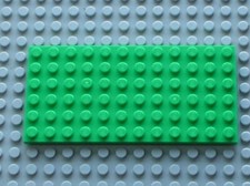 LEGO Bright Green Plate 6x12 Ref 3028 Set 21140 21115 21138 21146 21134 7747
