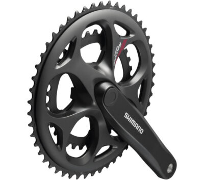 SHIMANO Kurbelgarnitur TOURNEY FC-A070 7/8-fach Kompakt170 mm50-34 Z.Schwarz110 