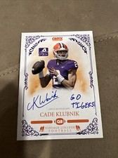 2022 Onyx Vintage Cade Klubnik Auto Inscribed Go Tigers 2/15 