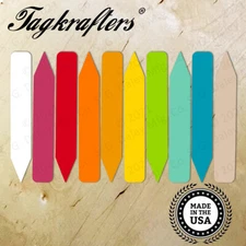 PREMIUM 4" X 5/8" Pot Stakes ASSORTED Plant Markers Labels Nursery Tags USA MADE