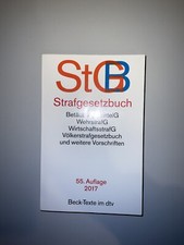 Strafgesetzbuch (2017, Taschenbuch) Becktexte im dtv Gesetzessammlung Gesetz