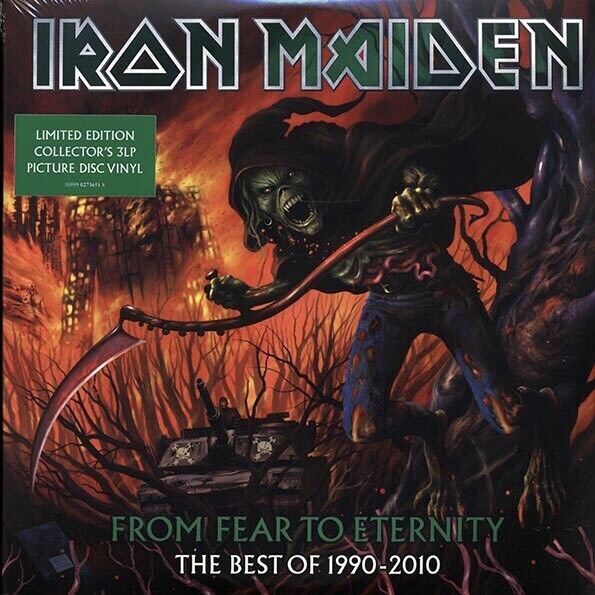 IRON MAIDEN - FROM FEAR TO ETERNITY: BEST OF 1990-2010  PIC. DISC 3 LP’S NEW!!
