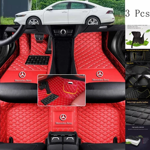 For Mercedes Benz All Models Auto Custom Liner Carpets Car Floor Mats Waterproof - Picture 13 of 50