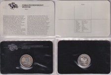 KMS Kursm&uuml;nzensatz Fussball-WM Spanien 1982 Polen 200 Zloty Silber (105165)