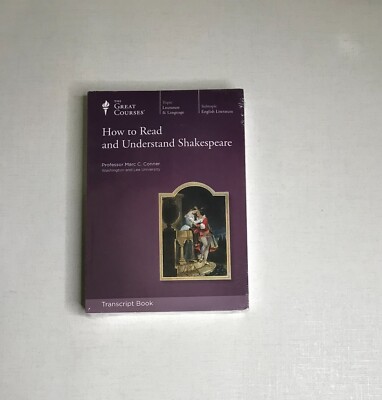 The Great Courses How to Read and Understand Shakespeare Transcript Book New