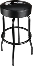 W85010 Swivel Seat Bar Stool for Mechanic Garages and Workshops, Black, 0.6X9.8X