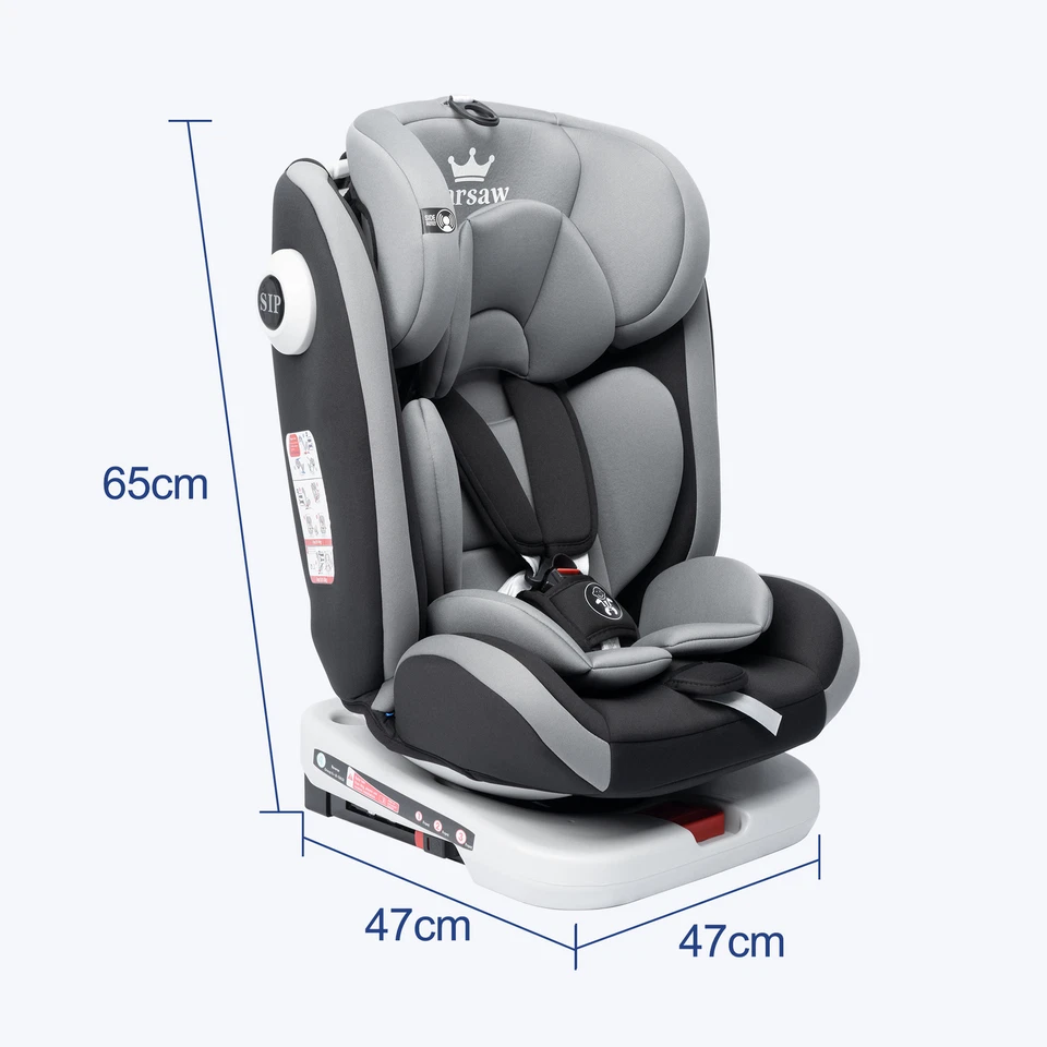 Siège Auto Bébé Rotatif à 360° avec ISOFIX (9-36 kg) 0+/1/2/3 9-36kg 0-12 Ans - Photo 3/4