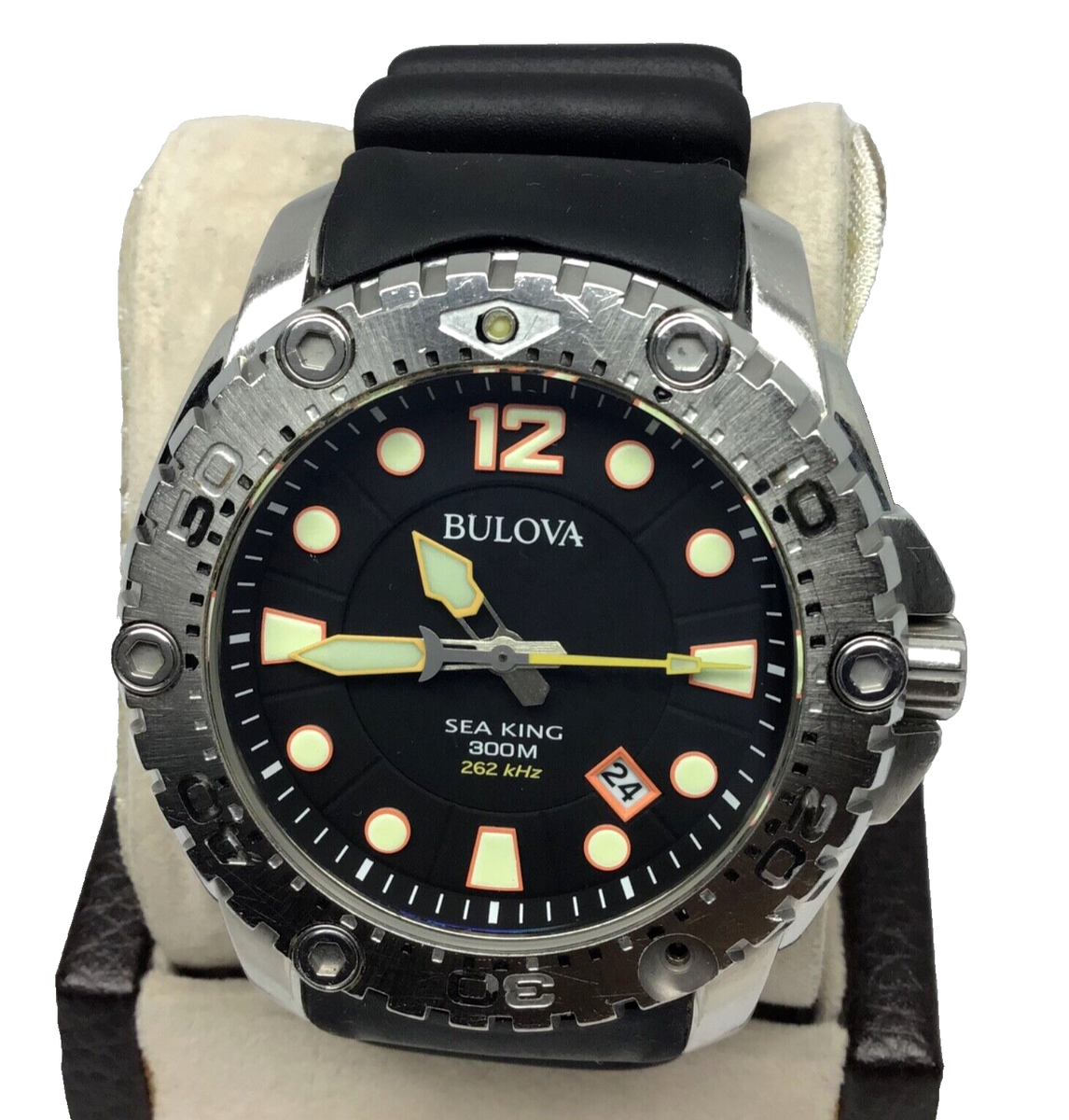 Bulova Sea King Stainless Steel Men's Watch 96B228 L3